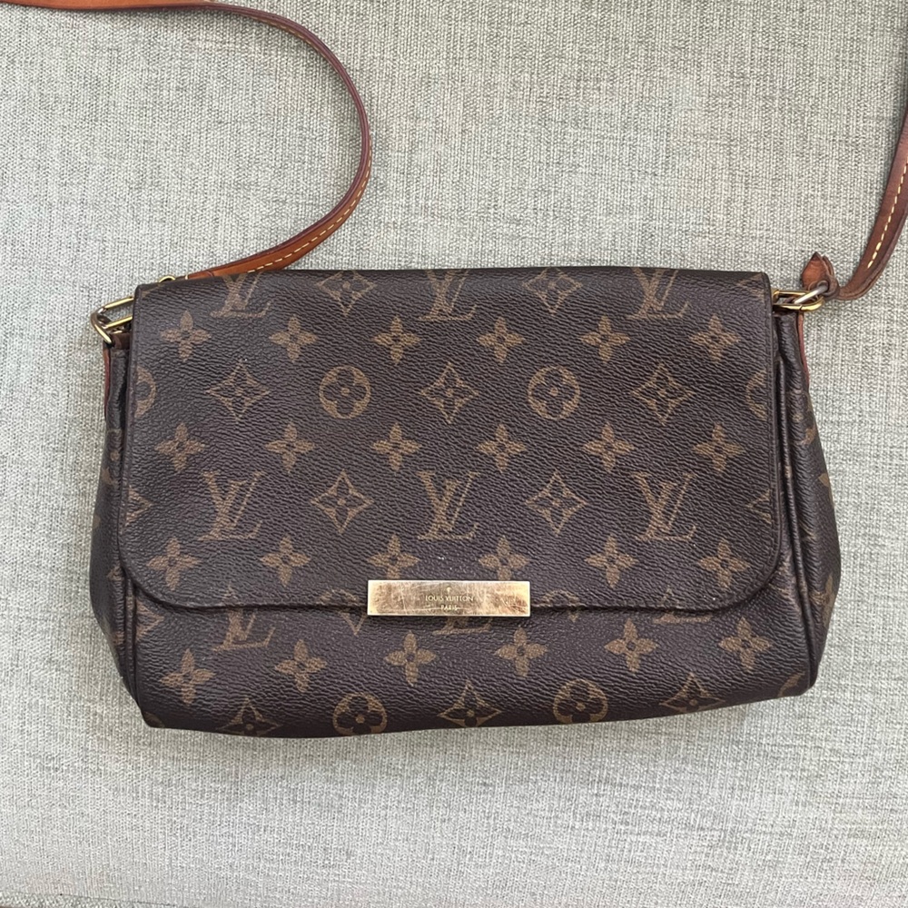 Louis Vuitton Dark Brown Monogram Crossbody Bag